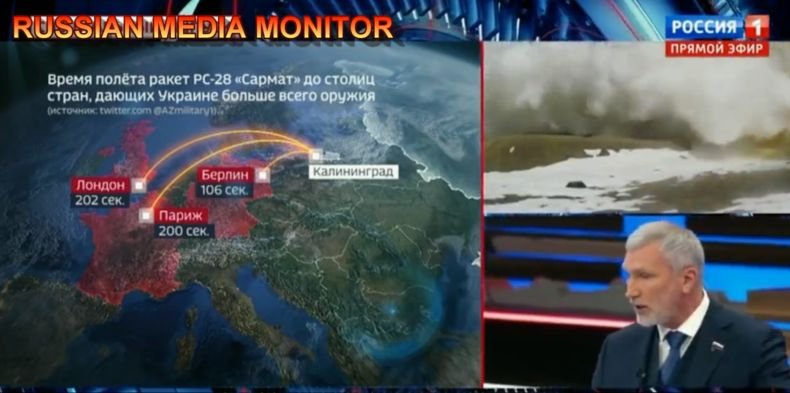 Руска телевизия нанесе ядрен удар. Берлин унищожен за 106 секунди (ВИДЕО)