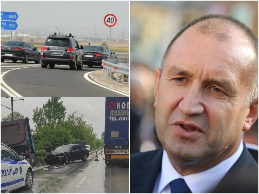 Прокуратурата подхвана катастрофата с колата на НСО от кортежа на Радев