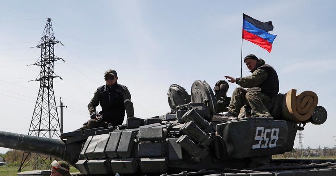 Марш и почетен караул за 9 май в превзетия от руснаците Херсон