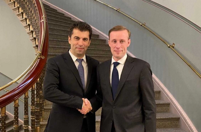 Съветът за национална сигурност към Белия дом с официално изявление за срещата на Джейк Съливан с Кирил Петков