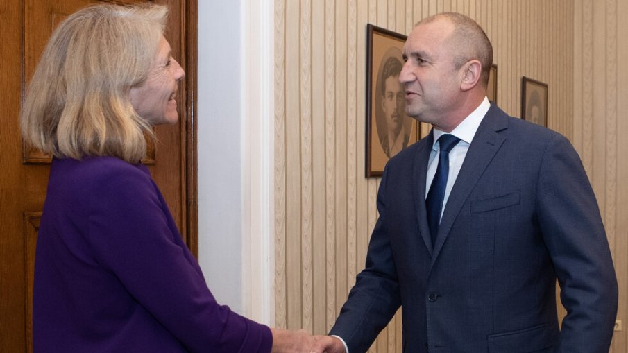 Радев се срещна с Карън Донфрид