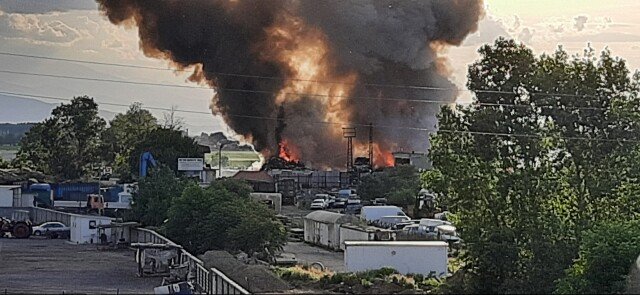 Изгасиха пожара край Пазарджик