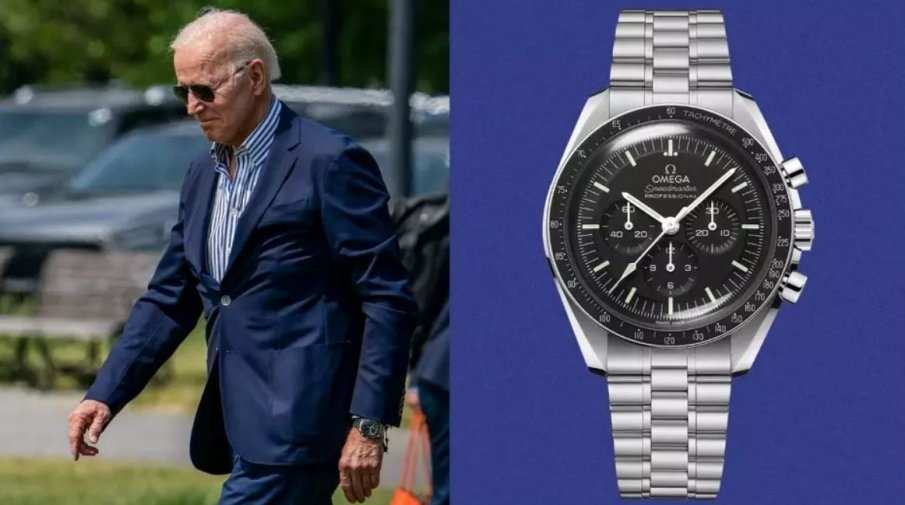 Байдън си сверява времето с часовник на Джеймс Бонд за 5400 евро