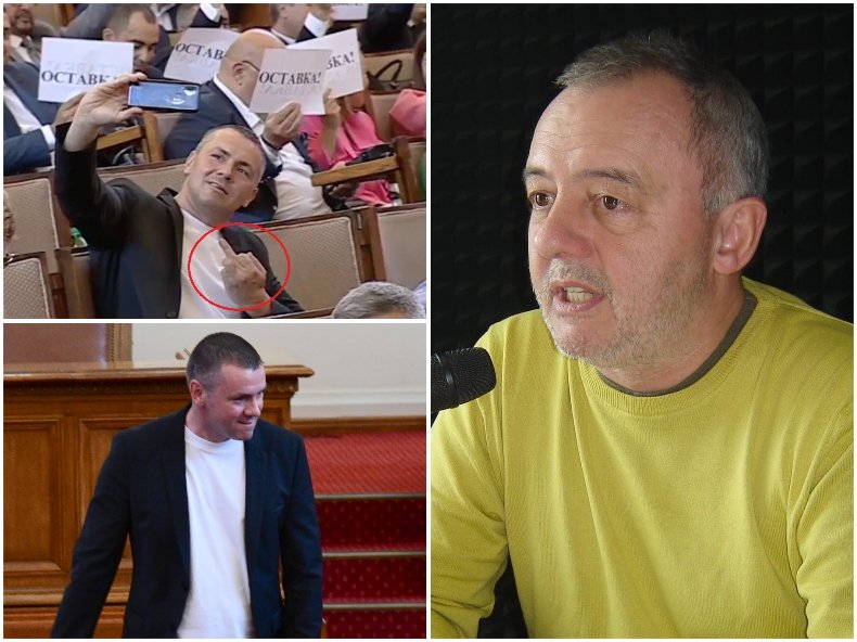 Олег Ковачев: Простакът Христо Петров днес показал среден пръст в Народното събрание. Срам ме е!