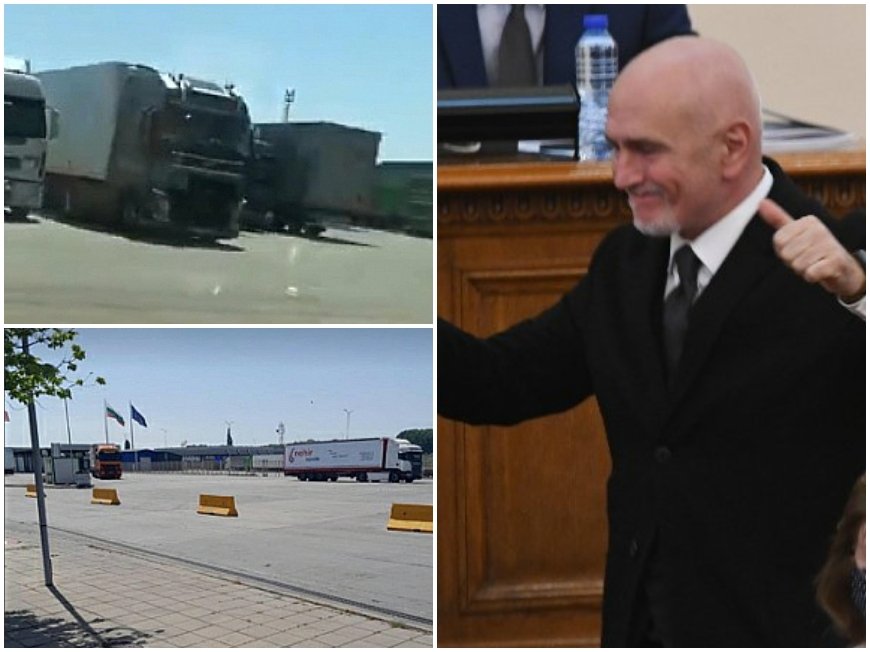 ИЗВЪНРЕДНО: Хаос и протести на Капитан Андреево след появата на Николай Събев - министър Еконт заряза всичко и отиде да обядва в Одрин