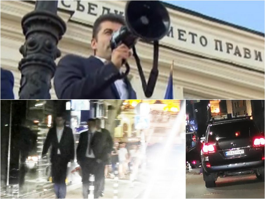 САМО В ПИК: 4 патрулки и НСО пазят Киро от парламента до дома му на ул. Шишман (СНИМКИ)