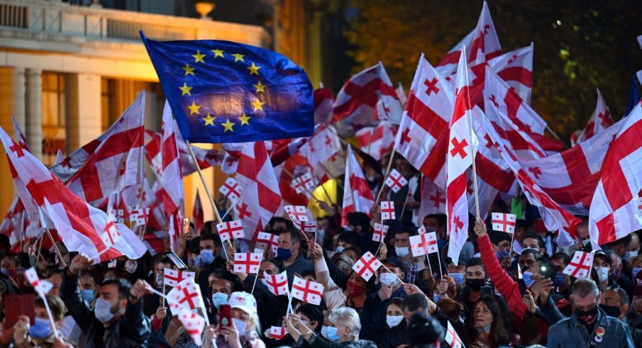 Масов митинг в Грузия за присъединяването на страната към ЕС