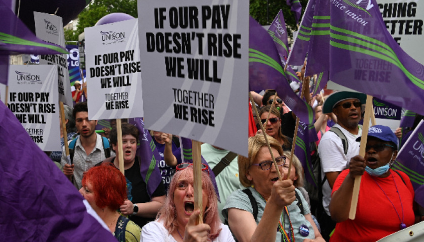 В Лондон излязоха на протест срещу скъпия живот