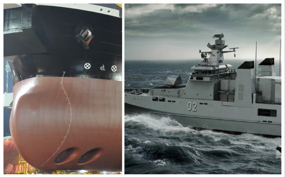 Започнаха да строят „Храбри” 12 - първия от двата нови патрулни кораба за ВМС