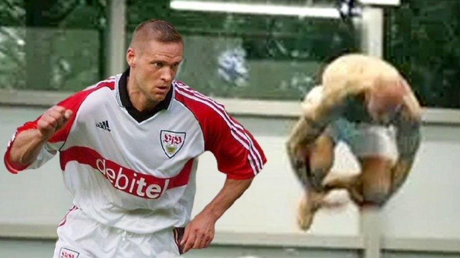 Остраняват тестиса на бивш футболист след рисков скок в тв шоу (ВИДЕО)