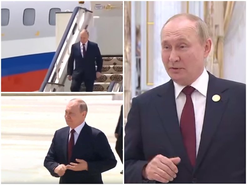 Умиращият Путин се разходи с бодра стъпка в Туркменистан (ВИДЕО)