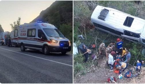 Туристически микробус падна в пропаст в Турция, има много ранени