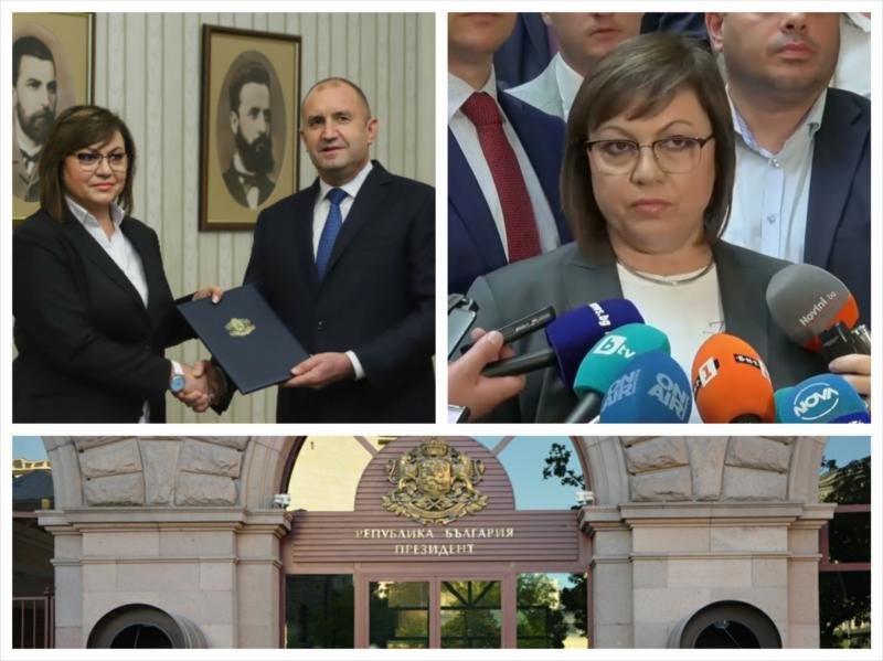 ИЗВЪНРЕДНО В ПИК TV! Румен Радев връчи на БСП последния мандат за кабинет в 47-я парламент. Нинова: Нямаме име за премиер, още утре започваме разговори първо с ПП. Трудното е да се намери сечението между ПП и ИТН (ВИДЕО/ОБНОВЕНА)