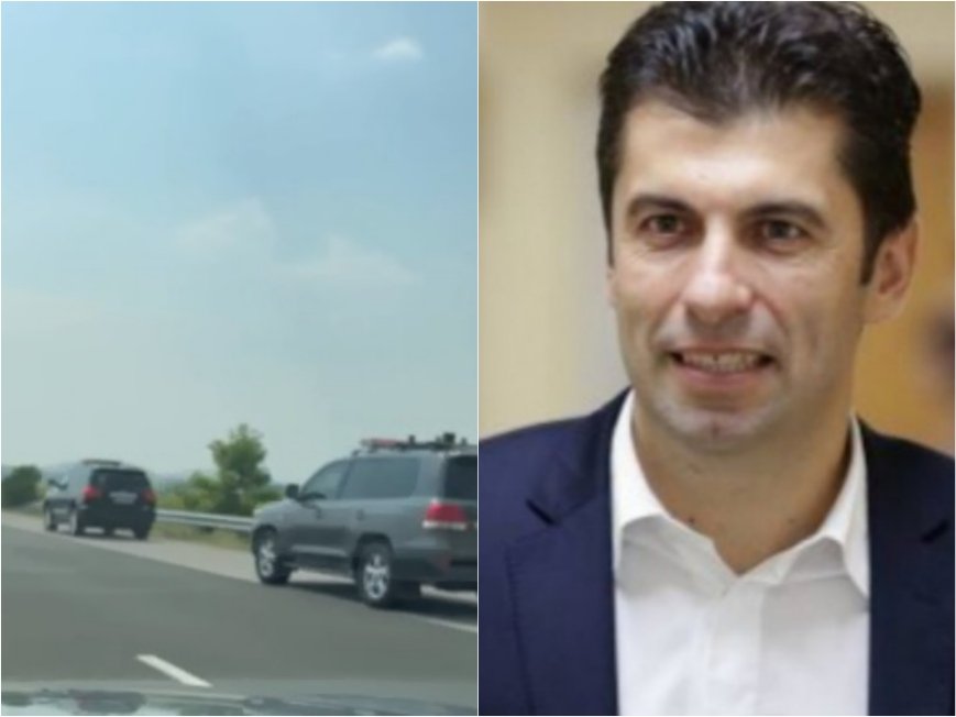 СКАНДАЛНО ВИДЕО В ПИК: Двата джипа на Кирил Петков летят в аварийната лента на Тракия и незаконно изпреварват ОТДЯСНО (УНИКАЛНИ КАДРИ)
