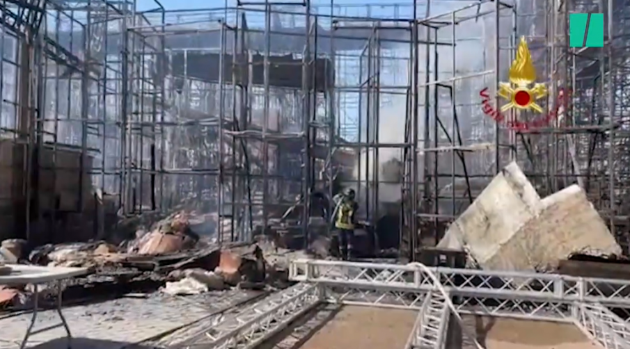 Изгоря прочуто филмово студио, в което е снимал Фелини (ВИДЕО)