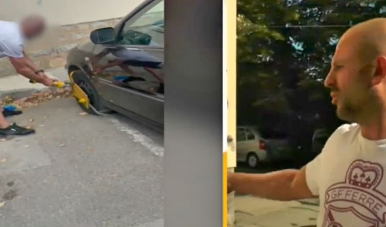 Проговори мъжът, отрязал скобата на колата си във Враца: Глобяват ме неправомерно