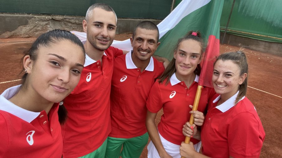 ЗА ПЪРВИ ПЪТ В ИСТОРИЯТА! Девойките на България до 18 г. се класираха на финал на Европейското отборно първенство по тенис