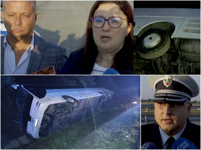 Задържаха шофьора на катастрофиралия сръбски автобус на АМ Тракия
