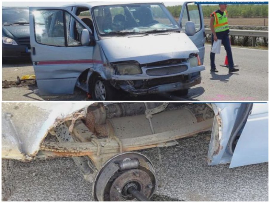 ИЗВЪНРЕДНО! Тежка катастрофа с български микробус в Унгария, има загинал и тежко ранени (СНИМКИ)