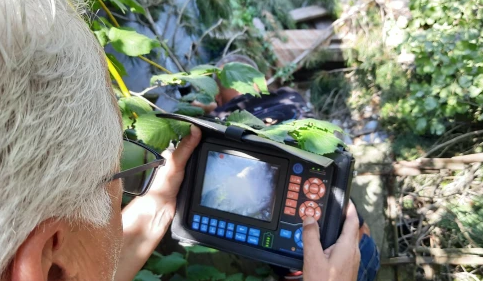 Внезапно отворила се огромна дупка погълна част от гараж в Смолян