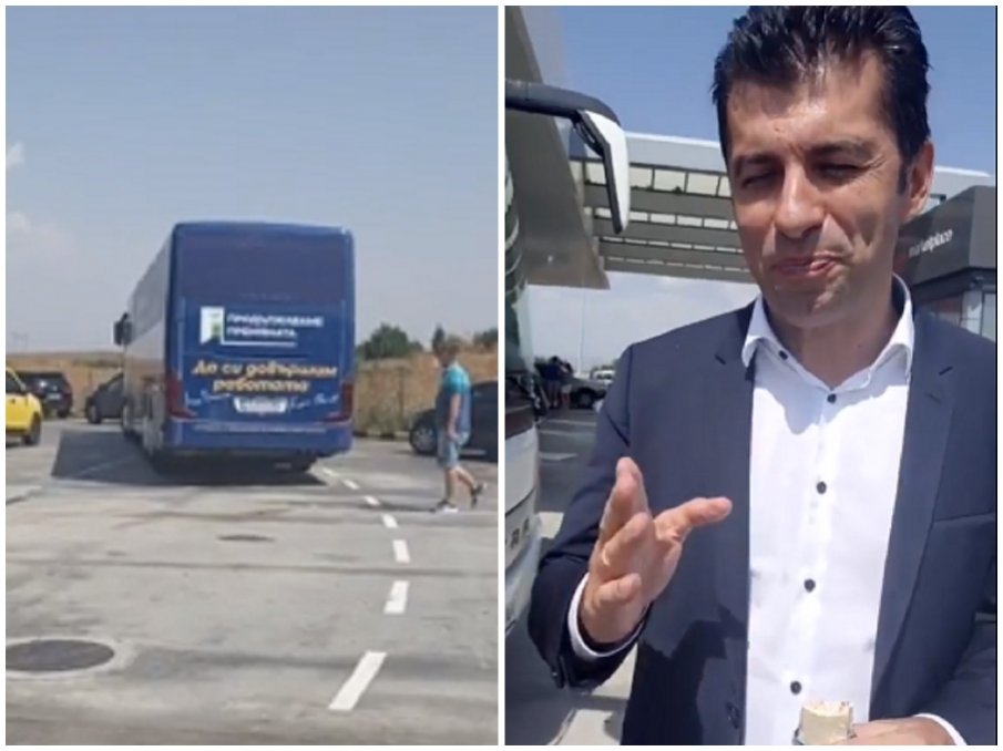 ЗАСЕЧКА: Хора на Костадин от Възраждане погнаха Просто Киро на бензиностанция на магистрала Тракия (ВИДЕО)