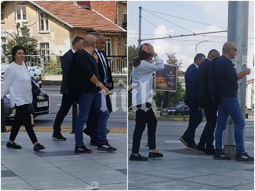 КУРИОЗ В ПИК! Борисов пеш из София, Севда му носи топката (СНИМКИ)