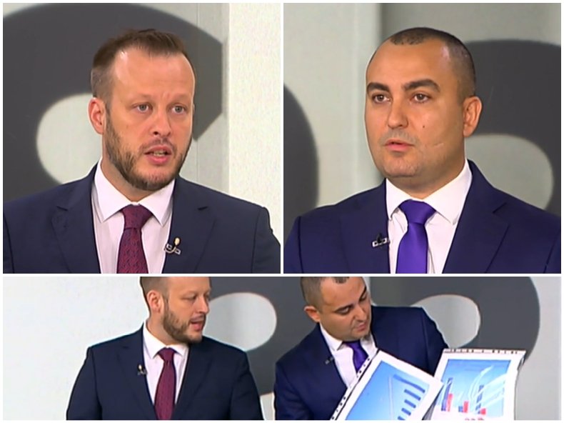 ЕФИРЪТ ПРЕГРЯ: Лют спор за бъдещото управление между Александър Иванов от ГЕРБ и Йордан Терзийски от ПП