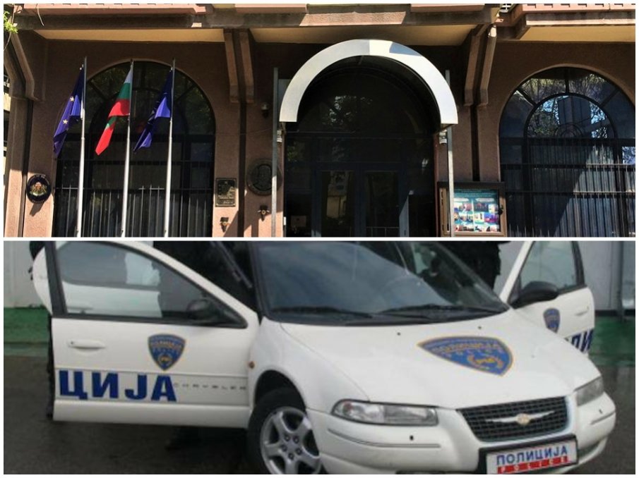 АТАКА: Шофьор блъсна две коли на българското посолство в Скопие и избяга
