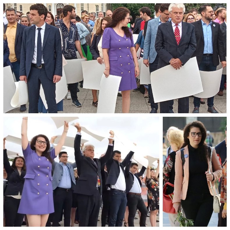 САМО В ПИК: Калина Константинова попари мъжките мераци - бившата вицепремиерка скри разголените баджаци, с които разгорещи мрежата (СНИМКИ)