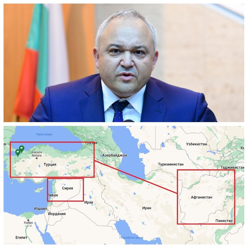 И ТОЙ КАТО ПЛЕЙМЕЙТКИТЕ: Спипаха Иван Демерджиев в голям гаф - МВР-министърът прекрои картата на Близкия изток (ВИДЕО)