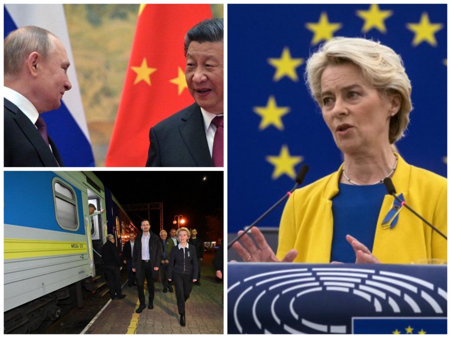 Докато Урсула устройва панаири със сино-жълти дрешки, Китай прави предложение на Русия за обединена световна сила