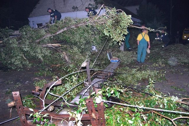 Поройни дъждове и бурен вятър нанесоха щети в Гоце Делчев