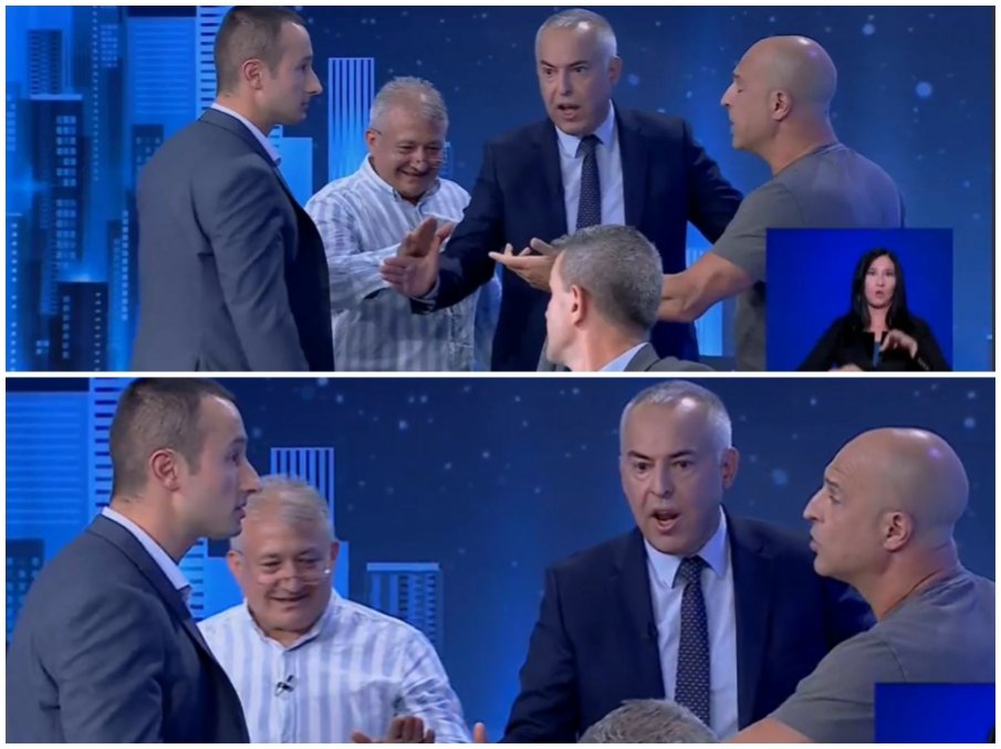 ЛУД ЕКШЪН В ЕФИР: Светльо Витков скочи на бой с кандидат-депутат на Александър Томов, обиждат се на комунист и чалгаджия (ВИДЕО)