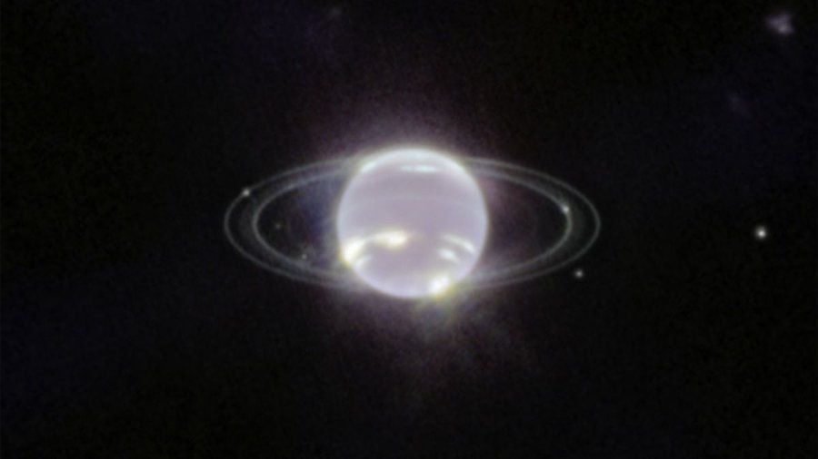 Телескопът Джеймс Уеб засне пръстените на Нептун (СНИМКИ)