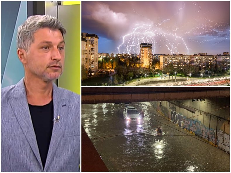 Климатолог: Мощната гръмотевична буря в София беше необичайна за края на септември