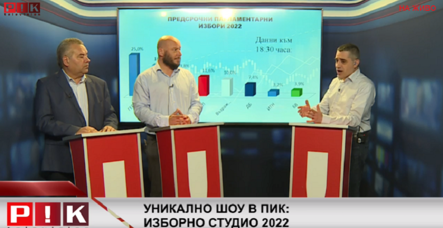 ЕДИНСТВЕНО В ПИК TV! Стефан Ташев и Виктор Димчев с ексклузивен коментар за вота на българите и възможностите пред политическите сили за формиране на редовен кабинет (ВИДЕО/ОБНОВЕНА)