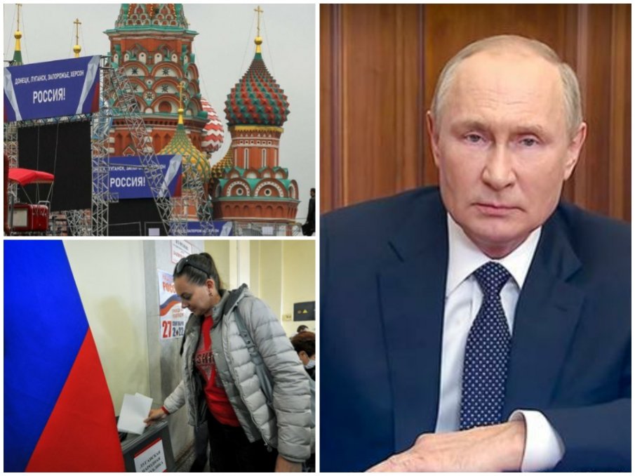 ИЗВЪНРЕДНО! Кремъл обяви: Четири украински региона се вливат в Руската федерация