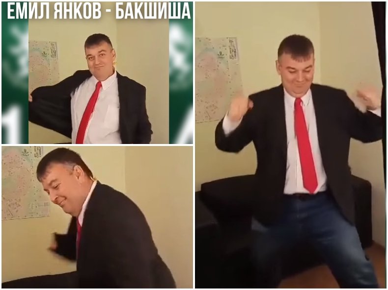 ГОРЕЩО В ПИК! Мераклия за депутат от Възраждане кърши снага като стриптизьор. Емил Янков-Бакшиша пръска сексапил пред погледа на разгорещена дама (ВИДЕО)