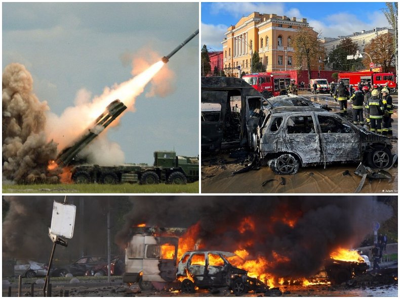 Руски въздушни атаки в няколко украински области