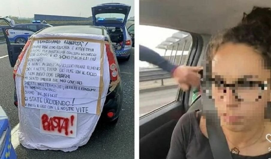 ПЪЛНА ЛУДОСТ! Българка кара 20 км в насрещното в Италия, реже си вените на живо в Инстаграм