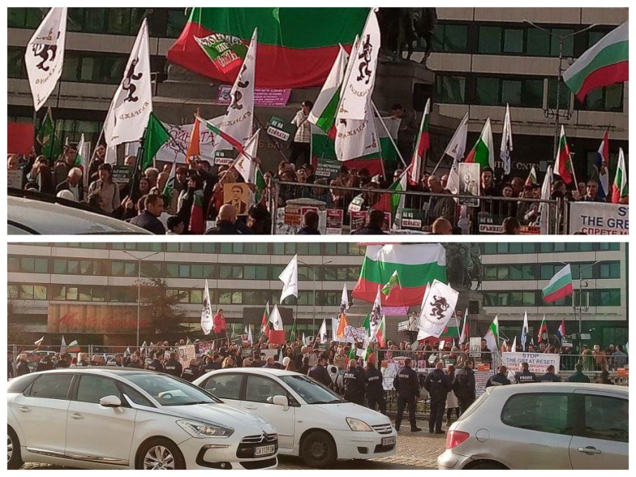 ИЗВЪНРЕДНО В ПИК TV: Напрежението пред парламента расте! Стотици с плакати НАТО вън, водени от Възраждане, скандират срещу оръжието за Украйна (ОБНОВЕНА/ВИДЕО)