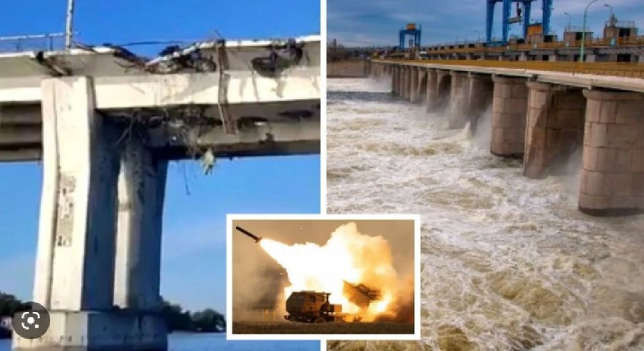 Руснаците взривиха Антоновския мост при изтеглянето си от Херсон (ВИДЕО)