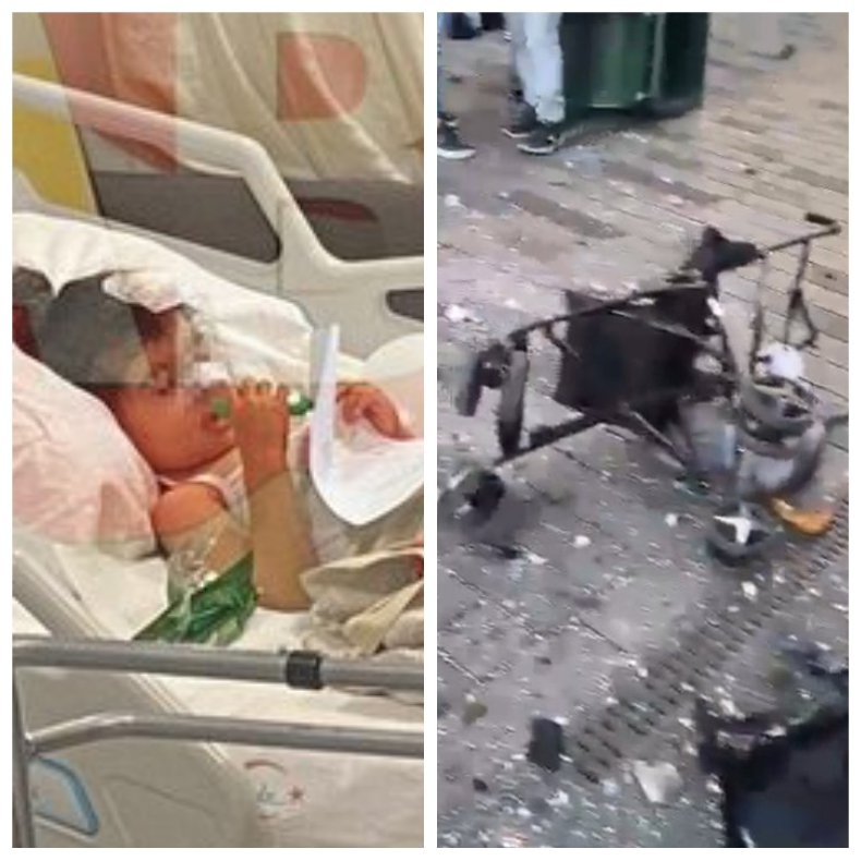 ЧУДО: Ето я 3-годишната Алмеда, оцеляла в детската си количка - символ на атентата в Истанбул (СНИМКИ)