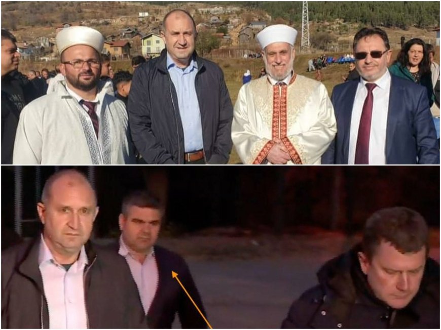 ГОРЕЩО В ПИК: Радев с дърводелски пиар - появата му в Перник била между другото, с мюфтията преди това празнували в Рибново