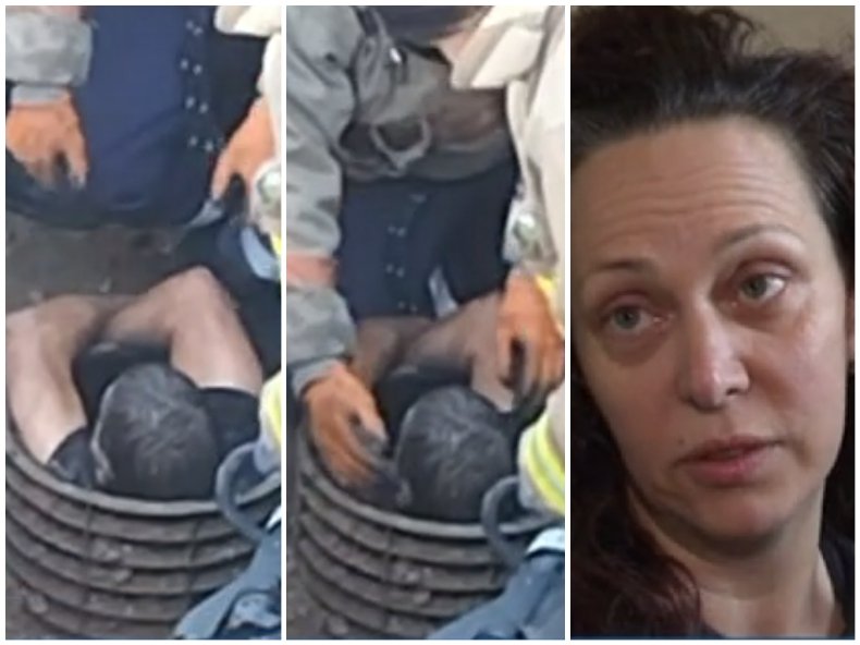 Съпругата на пропадналия в тръба мъж: Не си чувства краката от коленете надолу