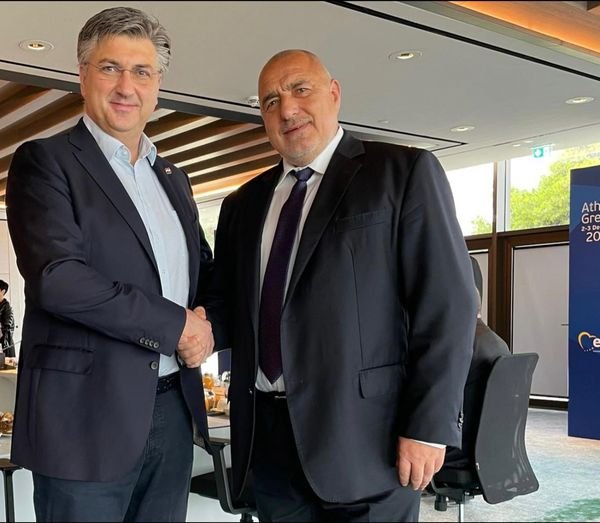 Бойко Борисов разговаря с хърватския премиер Андрей Пленкович за общия ни път към Шенген