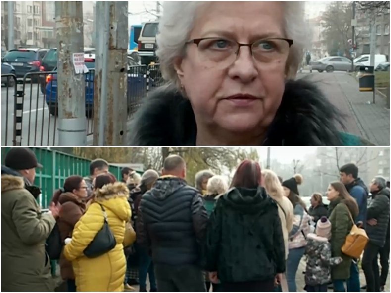 Протест пред педиатрията в София в защита на отстранен лекар