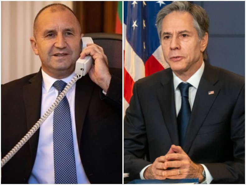 Радев и Блинкен разговаряха по телефона