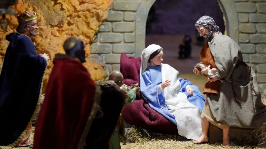 Най-голямата светеща възстановка на Рождество е в Италия