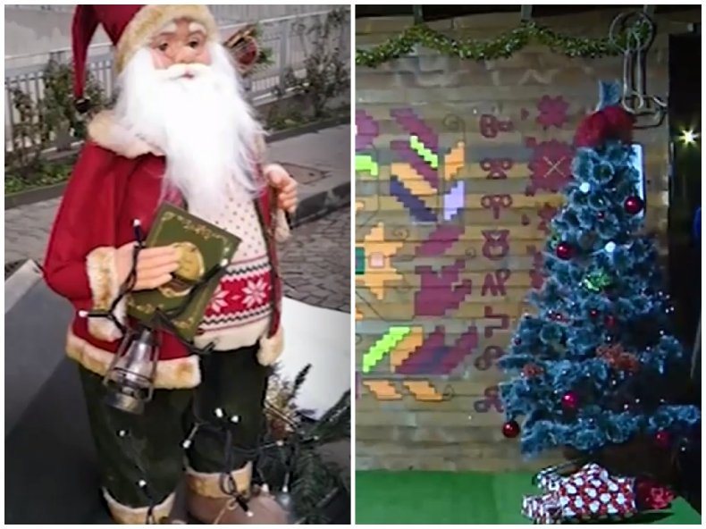 Нагъл апаш задигна фигура на Дядо Коледа в столицата